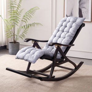 Jiamutang Solid Wood Rocking Chair Adjustable Leisure Balcony Chair Elderly Afternoon Nap Chair Home Furniture Residential