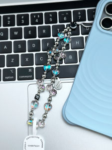 Móc điện thoại DAIMANG trang trí hạt đeo cổ tay an toàn