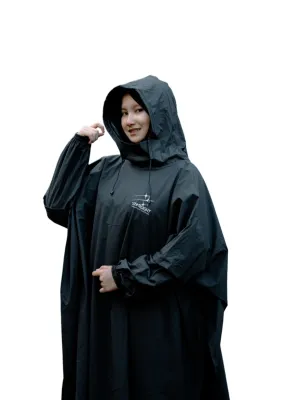 Jas hujan Ponco Hodie penutup leher lengan lentur tebal murah meriah elastis BY STARLIGHT