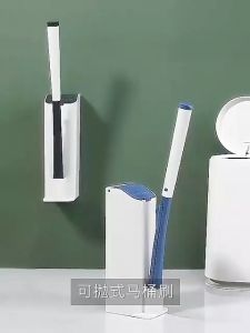 Wisell แปรงฟองน้ำขัดชักโครก พร้อมหัวเปลี่ยน 8 ชิ้น Brooms & Mops - ฟองน้ำขัดชักโครกที่ขัดห้องน้ำ