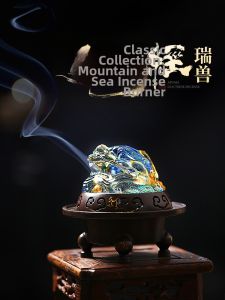 Suan Ni Crystal Three-legged Ancient Style Indoor Incense Burner