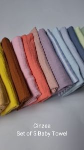 5/10 pcs Baby Saliva Towels 4-Layer Soft Cotton Burp Cloth Washcloths Handkerchief Newborn