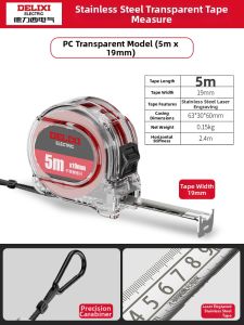 DELIXI | Stainless Steel Hollowed Durable Thick Tape Measure