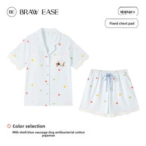BE | Cotton Summer Wearable Home Clothes with Pads