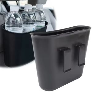 2Pcs Car Rubbish Bin With hooks Wall-Mounted Car Interior Accessory Front Seat Car Organiser Umbrella Holder