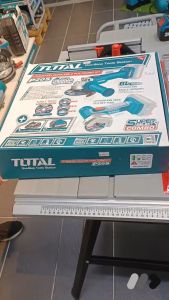 TOTAL Cordless Grinder Combo Set 20V incl. Angle Grinder & Mini Cut Off Tool 2x Battery 1x Charger - TOSLI2211410