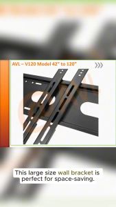 TV mount 42"-120" Large Size Fixed TV Mount Wall Bracket SG READY STOCK