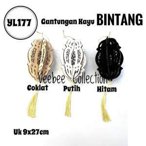 Gantungan Lentera kayu idul fitri/ hanging wooden lantern/hiasan