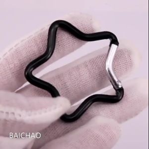 Star Carabiner Star Bottle Hanging Carabiner Aluminum Alloy Camping Karabiner For Backpack Camping