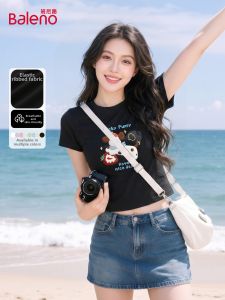 BALENO | Fitted Slimming Short Sleeve T-shirt Summer Womens
