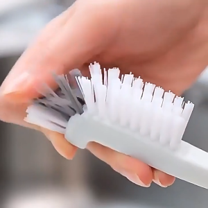 SEA JJT แปรงหัวโค้งอเนกประสงค์สำหรับครัวและบ้าน เหมาะสำหรับล้างแก้วและซอกซอน