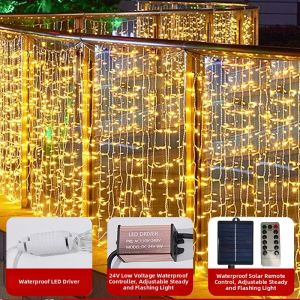 BEAUTY IN THE LIGHT | Solar Powered Multicolor LED Light Strips for Garden