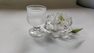 ชุดแก้วน้ำถวายน้ำบนหิ้งพระ ชุดแก้ว+ฐานดอกบัว รุ่น 395537563820