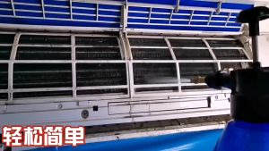 【Ship today】(500ML)Aircond Cleaning Kit With Aircond Cleaning Cover PVC Material Cleaning Cover and Aircond Cleaner Spray apply Cleaner Reuseable PVC Material  for Air Con Dust Freeze Aircon Cleaner