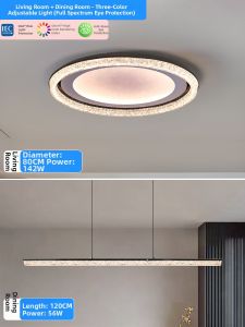 Designers Light | Italian Luxurious Bright Eye-protective Ceiling Light Round