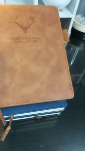 Buku Diary Catatan Jurnal Harian Agenda Kerja Tahunan Notebook Note Book Notebooks Cover Kulit Tebal Kertas A5 Besar Aesthetic Lucu Murah