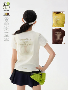 OWOX | Áo Thun Sơ Mi Ôm Body Cổ Tròn Tay Ngắn