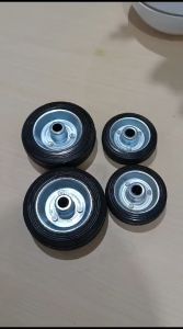 RODA Karet Trolley 3" 4" Wheel Only Karet Lori Gerobak Troli RODA Gepeng