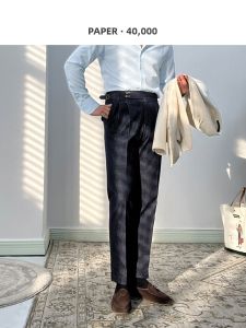 Retro Slim Fit Denim Pants