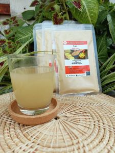 ขิงผงแท้100%ไม่มีตะกอน ไม่มีน้ำตาล รสชาติเข้มข้น ขิงผงบดละเอียด ชงง่าย ละลายทันที หอมอร่อย ชุ่มคอ  1 ถุง