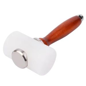 1Pc Leather Carving Craft Hammer Tool Kit Cowhide Punch Cutting Sewing DIY Tools 345g Hammer Leather Punch Tools