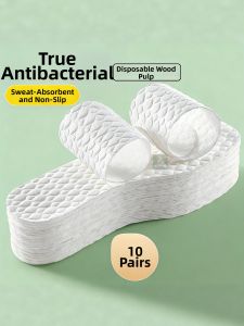 LINGMIAO | Antibacterial Deodorant Sweat-Absorbent Non-slip Thin Summer Insoles for Women