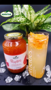 (Vị hơi nhẫn) Trà Bưởi Mật Ong Hantae Hàn Quốc ngon nguyên chất bổ rẻ (HOT CHÍNH HÃNG)