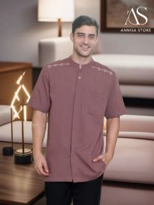 Baju Atasan Pria Ethica Kahfi 196 Rose Mauve & Promo