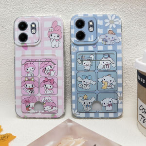 Hot Sale Casing Infinix Smart 9 Hot 50 50i Smart9 Hot50i 4G 5G New Cute Cartoon Kurumi Melody Cinnamon Dog Phone Case All-inclusive Silicone Card Holder Soft Cover 2024