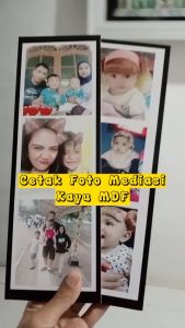 CETAK FOTO MEDIASI KAYU MDF ukuran 8R 20x2015X1510X20 cm Hiasan dinding unik pajangan ruangan tengah rumah kamar Wall decoration