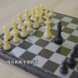 Magnetic Foldable Chess Set Premium Family Game Chess Board Game Portable Kids Family International Catur