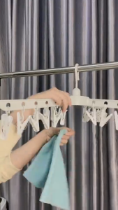 Gantungan Jemuran Baju 24in1 Gantungan Baju Hanger Jepit Jemur Kaos Kaki Jepitan Baju