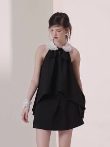 AIVEI | Necktie Party Wear Tank Top For Petite