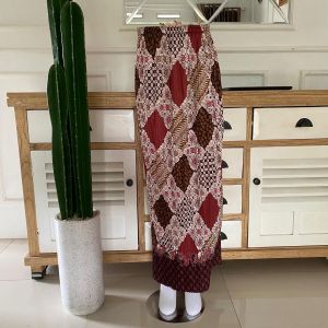 Rok Prisket /Rok Plisket Premium Motif Batik/Rok Bawahan Kebaya /Rok Panjang Plisket Murah Bisa COD