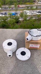 Waterproof CCTV Camera Junction Box Bracket Ceiling Wall Mounted Security Camera Round Junction Box