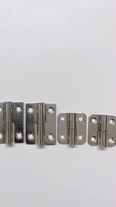 YoPo 33*37*2mm Stainless Steel Hinge Flat Folding Door Fan-shaped Hinge Removable Industrial Hinge