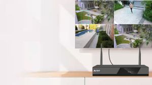 ชุดกล้องวงจรปิดไร้สาย Wifi Set FHD 3MP WiFi/Wireless ip Camera kit หรือ "ชุดกล้องวงจรปิดไร้สาย FHD 3MP WiFi/Wireless ip Camera Kit 4 ตัว