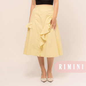 RIMINI - Bawahan Rok Katun Premium Asymmetrical A-Line Size XS-XL - Eisha Skirt CC30460