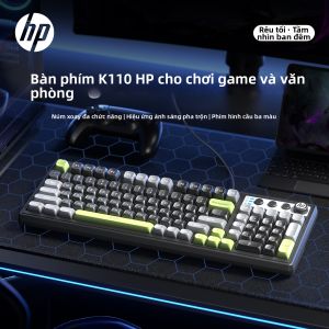 HP | Bàn Phím Chơi Game Không Dây Ba Chế Độ