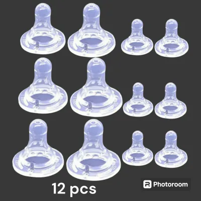 24 pcs 12 pcs dan 6 pcs Karet dot bulat reguler ukuran S M dan L merk kinawa baby untuk botol standar