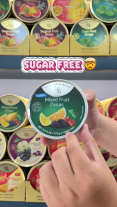 [KHÔNG ĐƯỜNG] Kẹo trái cây Đức Cavendish & Harvey Mixed Fruit - hộp thiếc 175g