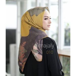 HIJAB SEGI EMPAT VOAL PREMIUM / JILBAB VOALMOTIP LASER CUT