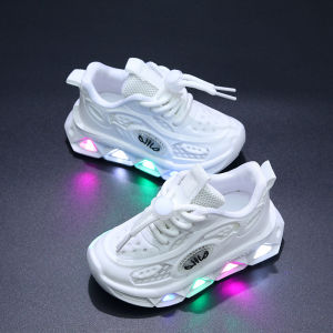 Spring Autumn Childrens Shoes Soft Bottom Sports Mesh Shoes for Boys And Girls Baby Walking Shoes Breathable Comfortable Rubber Sole