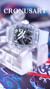 CRONUS ART Watch CM001-16S – Swiss Automatic Watch | K9 Crystal Glass | 50M Water Resistance | 42H Power Reserve | Luxury & Precision Timepiece