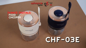 Blender Mini Portable ADVANCE CHP-03E Food Chopper Mini Bisa Dicas USB Tipe-C Blender Daging Sayur Bumbu Buah Rempah DLL