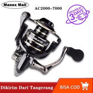 【COD】DEUKIO Shimano Reel Pancing Power Handle Murah Kuat Tahan Air AC2000-7000 30Kg Max Drag Joran Pancing Reel 5.2:1 High Speed Reel Pancing Alat Pancing Spinning Reel Pancing Spinning