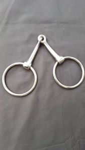Cincin Ring Snaffle Bit Loose Ring Kuda Horse Equestrian BT0503 Chrome