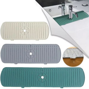 Tấm Lót Chậu Rửa Chén Bằng Silicon Cao Cấp Chống Bắn Nước Có Chức Năng Hứng Nước Nhỏ Giọt Vòi - Bộ 1-3 Cái