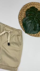 Bronkis Junior Celana Pendek Anak Laki Laki Warna Khaki Bertali Usia 1 Bulan Sampai 6 Tahun