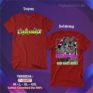 KAOS KORBAN GADIS LUGU BER HATI UA*U (tebal bahan combed 24s)